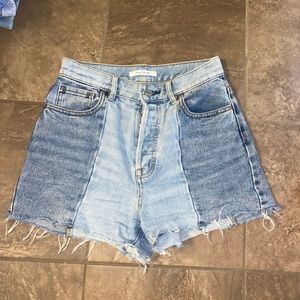 Two-toned Pacsun Jean short